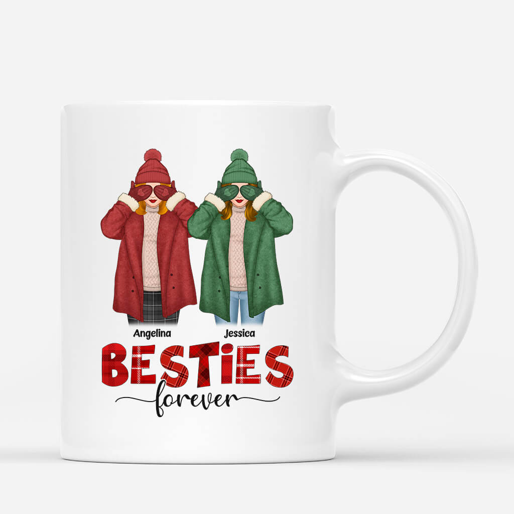 Personalized Sister Mugs - Sisters Forever Never Apart Mug