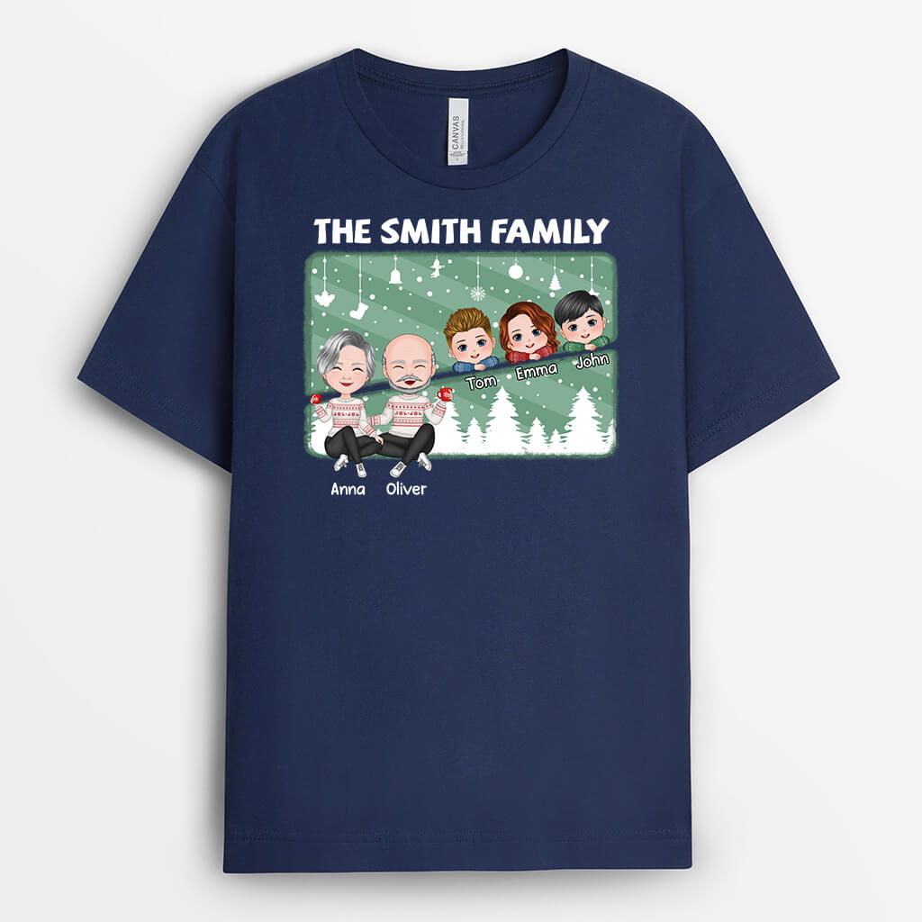 Personalized The Family Christmas T-shirt