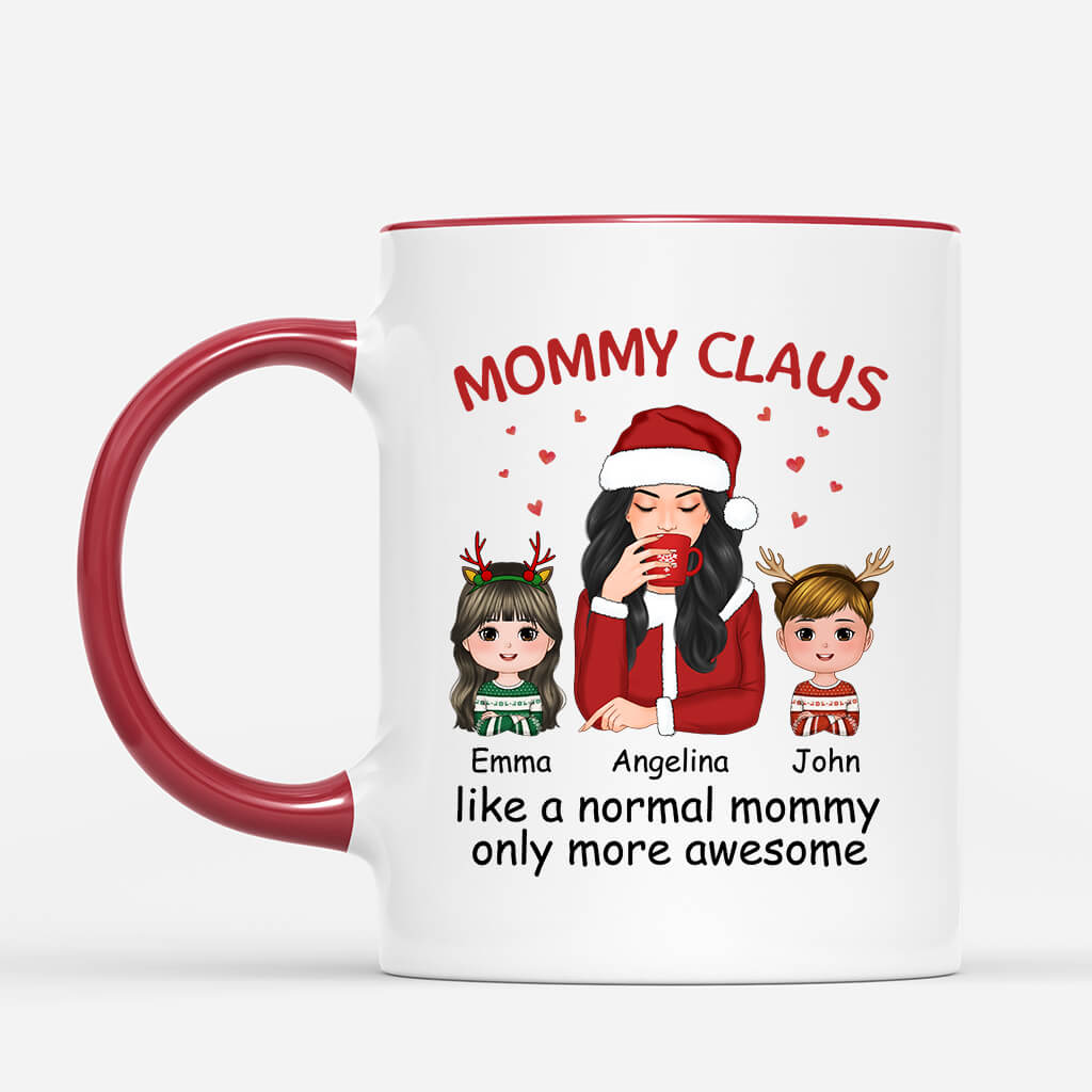 Personalized Mummy Claus Mug