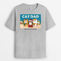 Personalized Cat Mom/Cat Dad T-shirt