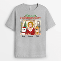 Personalized Official Christmas Outfit Cat T-shirt