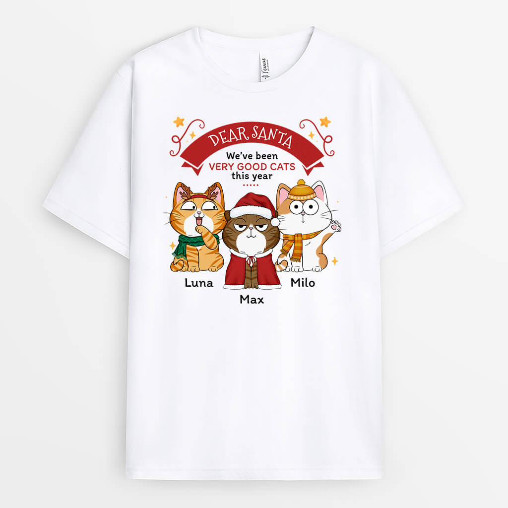 We've Been Very Good Cats | Custom Christmas Shirts for Cat Lovers