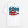 Cat Dad | Customized Christmas Graphic Tee Shirts for Cat Lovers