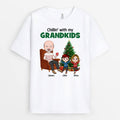 Personalized Chillin' With My Grandkids Christmas T-shirt