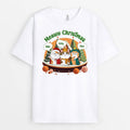 Personalized Meowy Christmas With Cookie House T-shirt