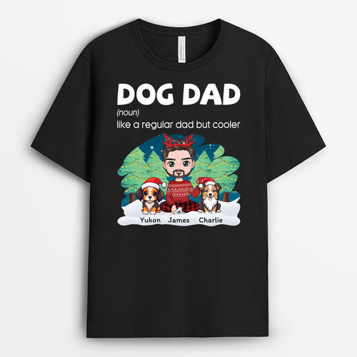 Cute Dog Dad - Christmas Shirts Personalized for Dog Lovers