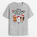 Personalized This Dog Mom/Dog Dad Belongs To T-shirt