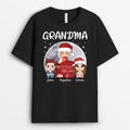Personalized Grandma Christmas Shirts with Grandkids' Names
