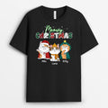 Personalized Meowy Christmas T-shirt