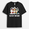 Personalized Cat Mom/Cat Dad Christmas House T-shirt