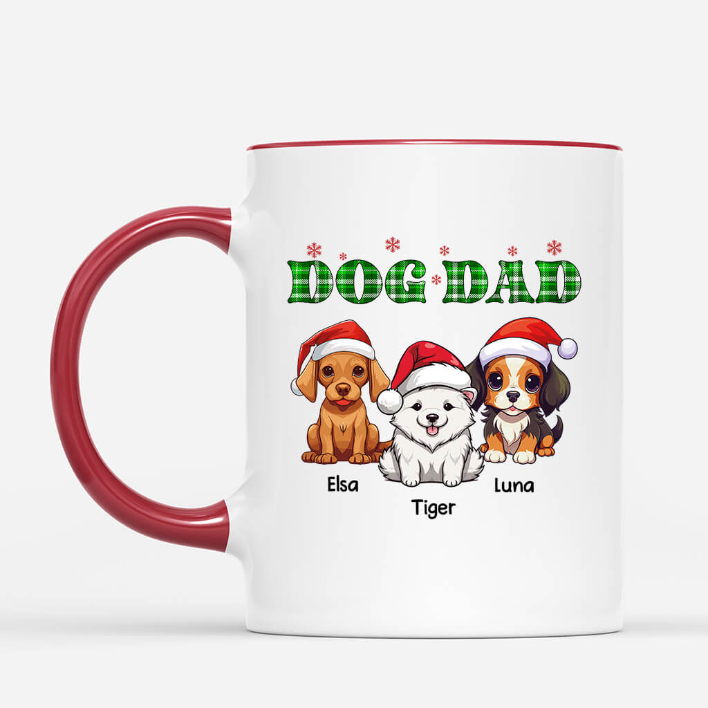Personalized Dog Mom/Dog Dad Snowflake Mug