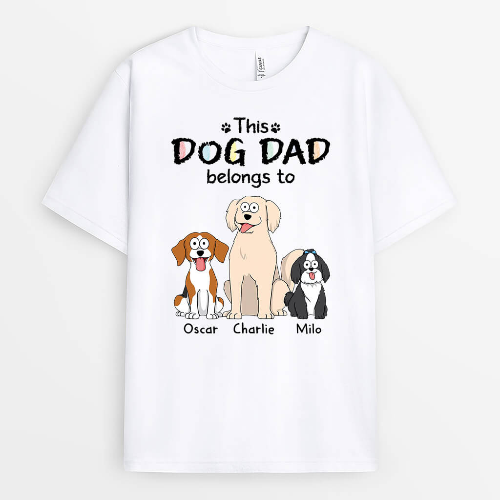 This Dog Dad/Mom Belongs To - Personalized Dog Clothes for People