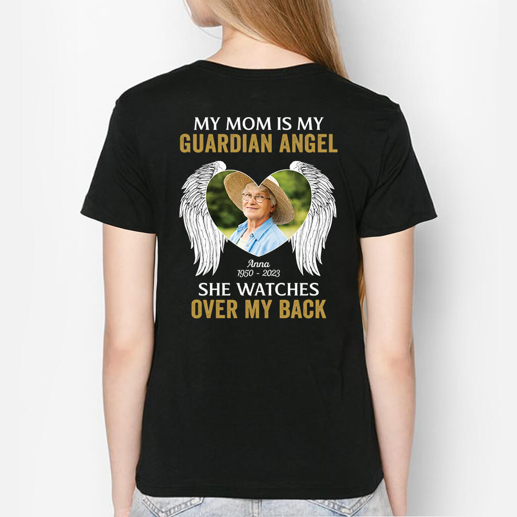 Personalized My Dad Is My Guardian Angel T-shirt