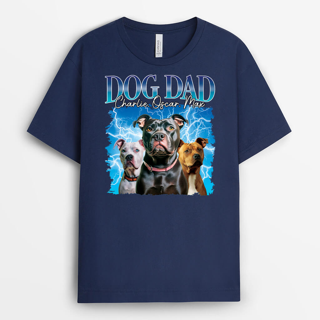 Personalized Dog Mom Dog Dad T-shirt
