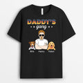 Personalized Daddy's Gang With Dog T-shirt