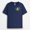 Personalized You Left Paw Prints On My Heart Dog T-shirt