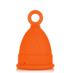 Menstrual cup, silicone, suitable for swimming during menstruation.
