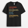 Personalized Legend Husband Dad Grandpa Since T-shirt