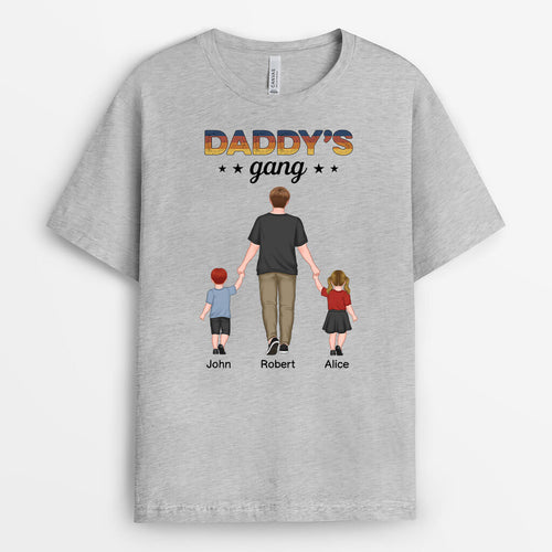 Daddy's Gang - Personalized T-Shirt for Dad