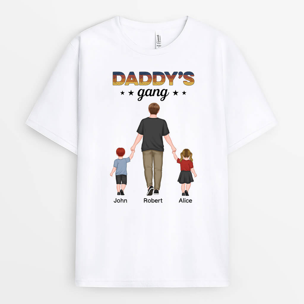 Daddy's Gang - Personalized T-Shirt for Dad