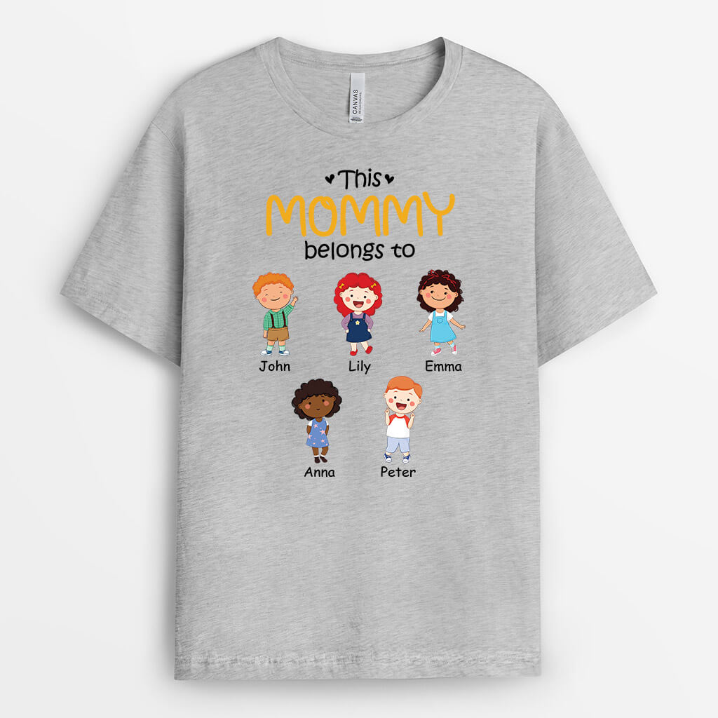 This Grandma Belongs To - Custom T-Shirt for Grandma