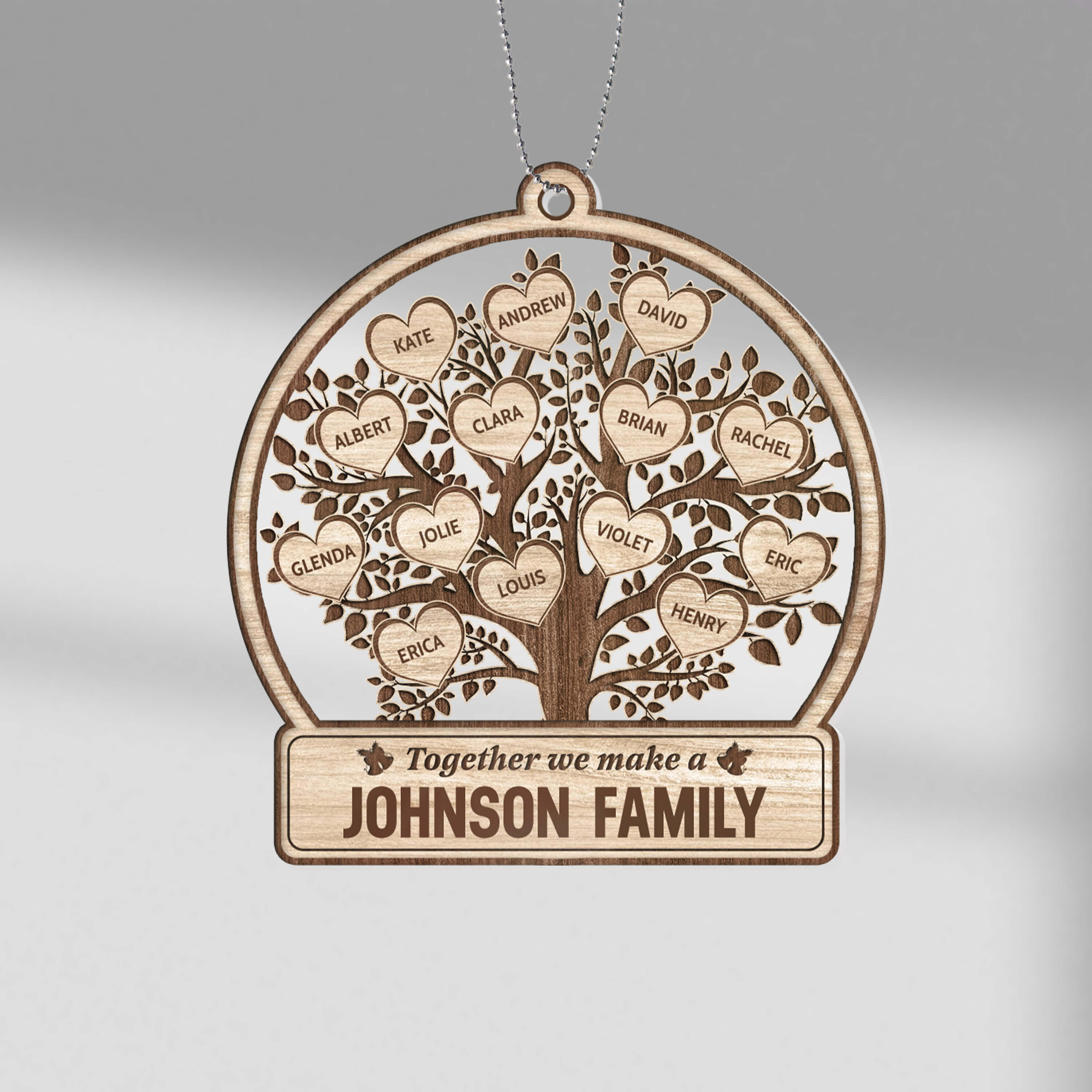 Personalized Together We Make a Family Tree Ornament