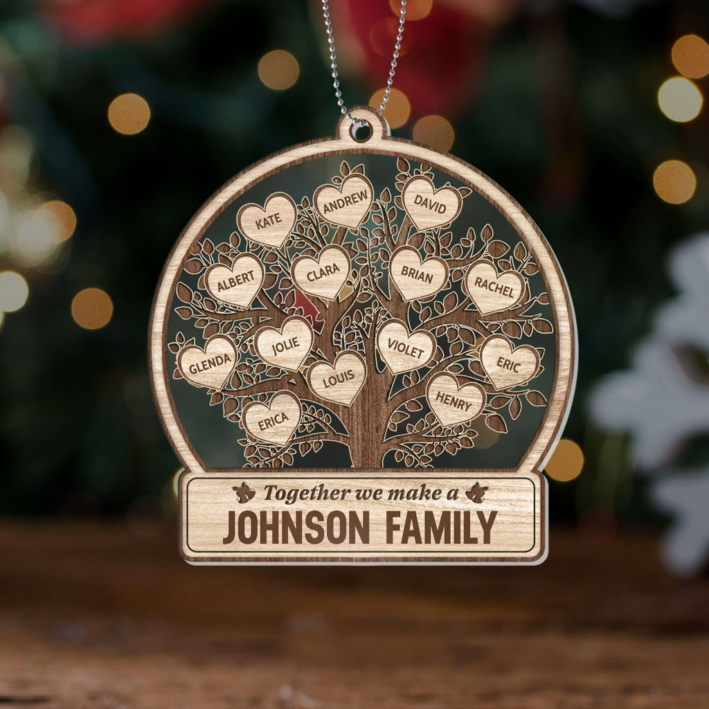 Personalized Together We Make a Family Tree Ornament