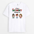 Personalized This Grandma Belongs To Kids Christmas T-shirt