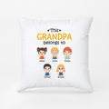 Personalized This Grandad Belongs To Kids Pillow
