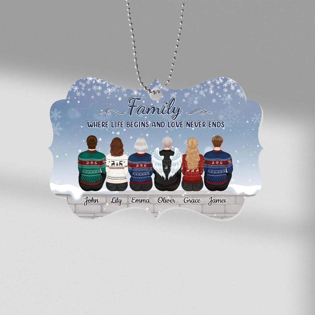 Personalized The Greatest Gift Our Parents Gave Us Was Each Other Ornament
