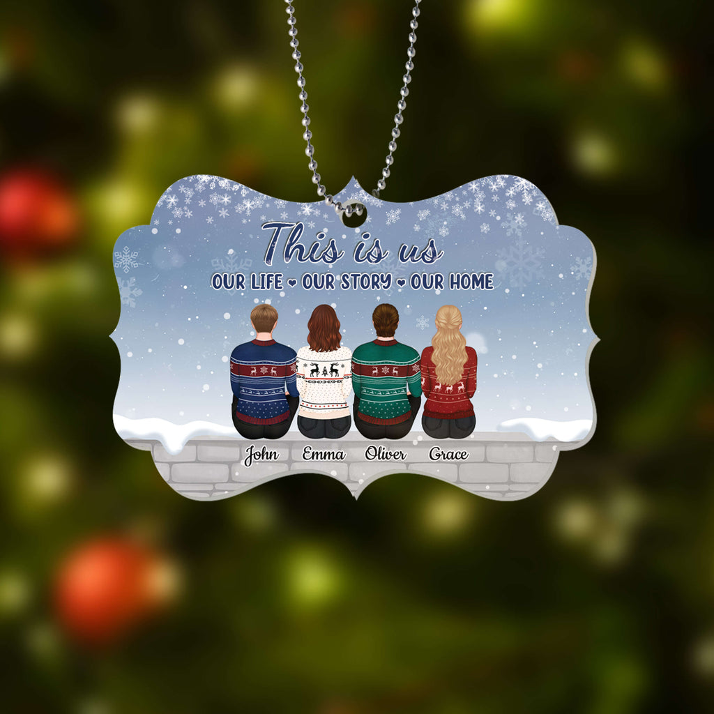 Personalized The Greatest Gift Our Parents Gave Us Was Each Other Ornament