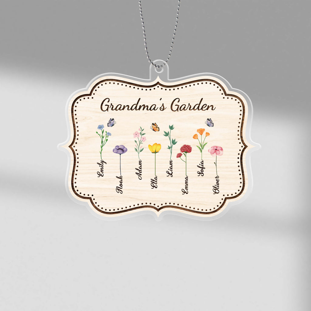 Personalized Grandma's Garden Ornament