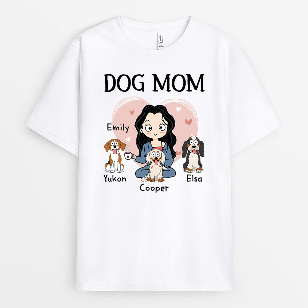 Cute Dog Mom - Custom Dog Shirts for Women