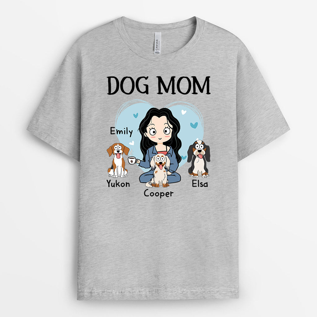 Cute Dog Mom - Custom Dog Shirts for Women