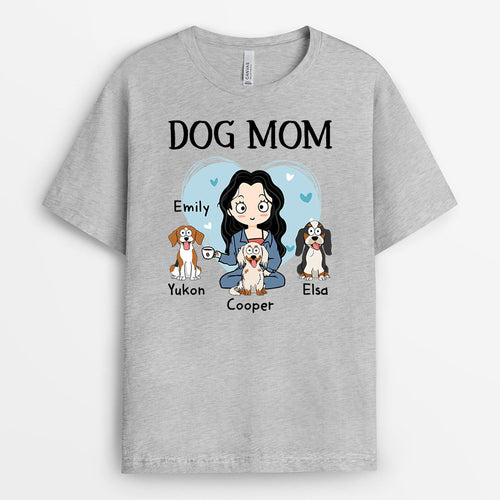 Cute Dog Mom - Custom Dog Shirts for Women