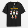 Personalized This Mommy Grandma Belongs To Christmas Bears T-shirt