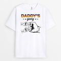 Personalized Daddy's Gang With Punch T-shirt