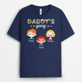 Personalized Daddy's Gang With Kids T-shirt