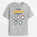 Personalized This Mommy Grandma Belongs To Penguin T-shirt
