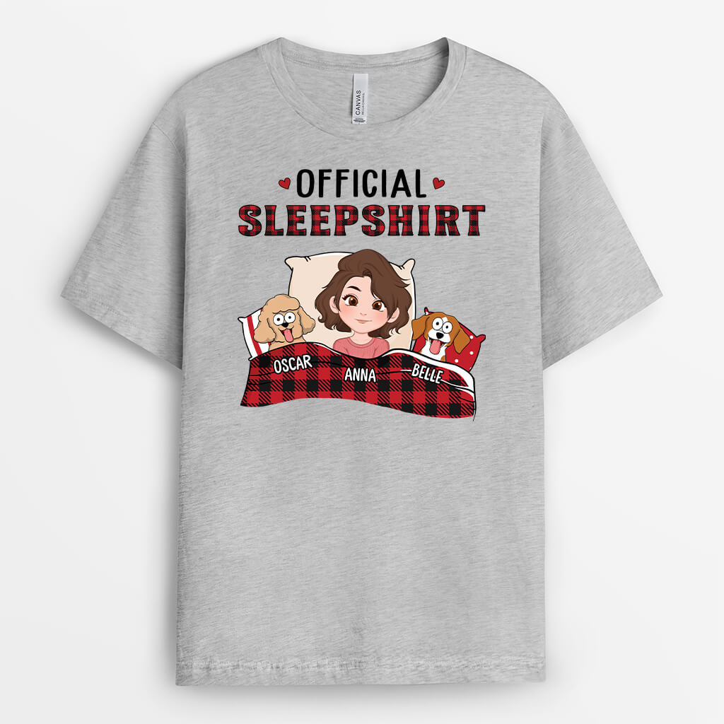 Official Sleepshirt - Personalized Dog Shirts for Women