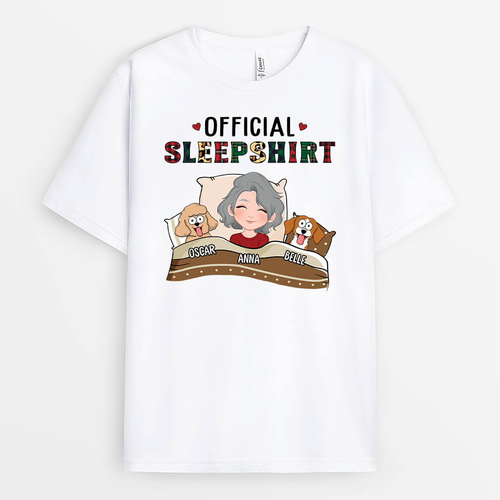 Official Sleepshirt - Personalized Dog Shirts for Women
