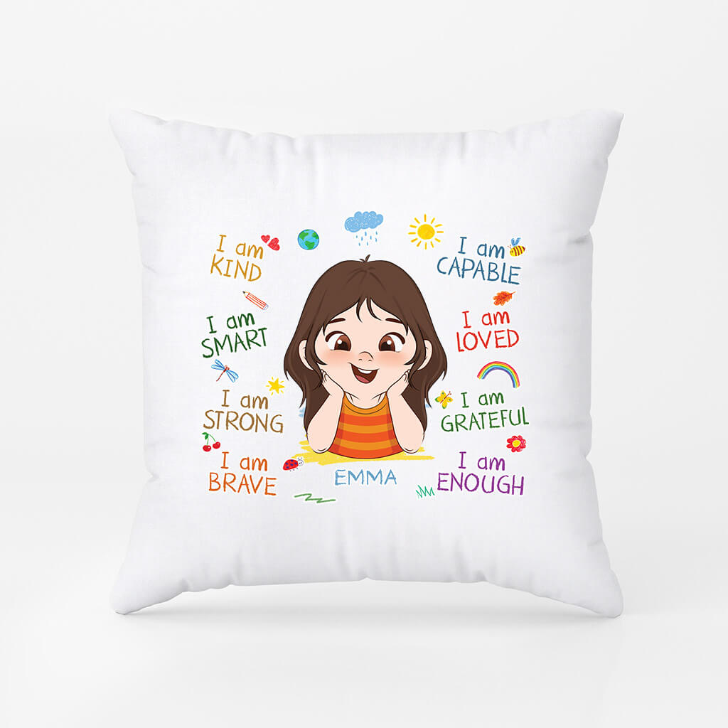 Personalized I Am A Confident Boy Pillow