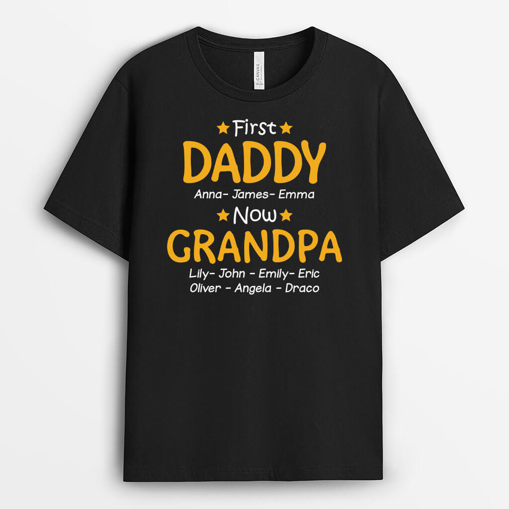 Personalized Gift For Father Grandpa T-shirt