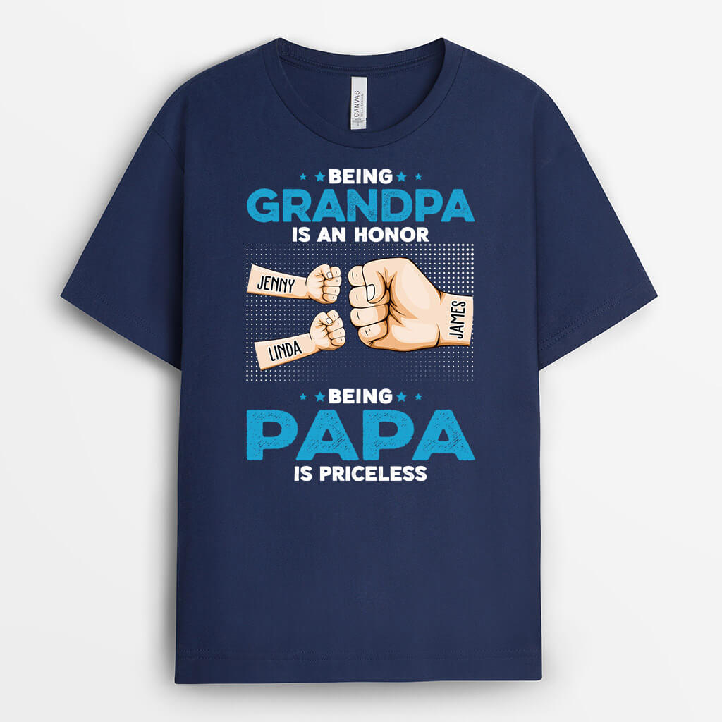 Personalized Papa With Punch T-shirt