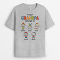 This Grandpa Belongs To Personalized T-Shirt - Funny Gifts for Men