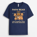 Papa Bear - Personalized Dad T-Shirt