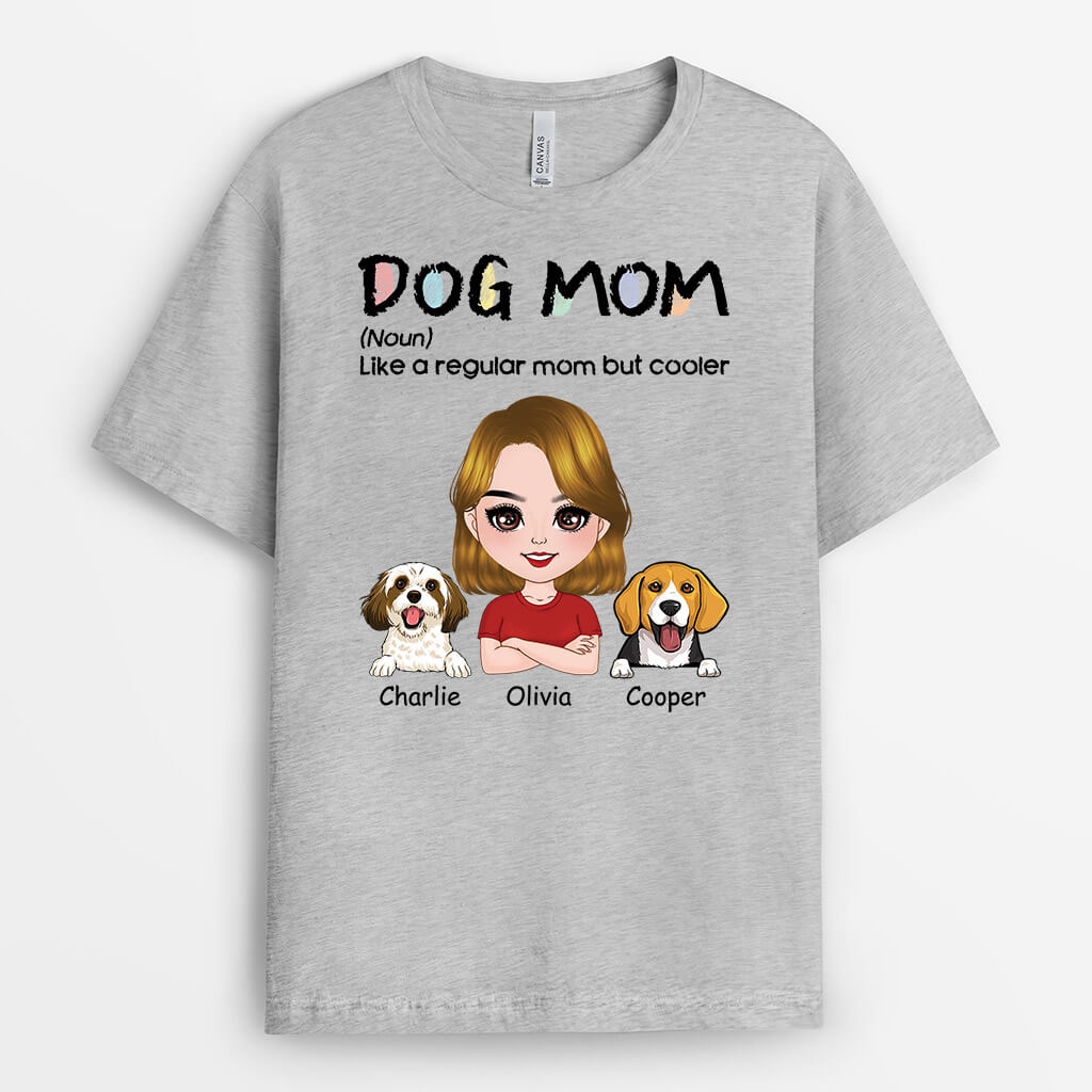 Dog Mom Definition - Personalized Dog Shirts for Humans