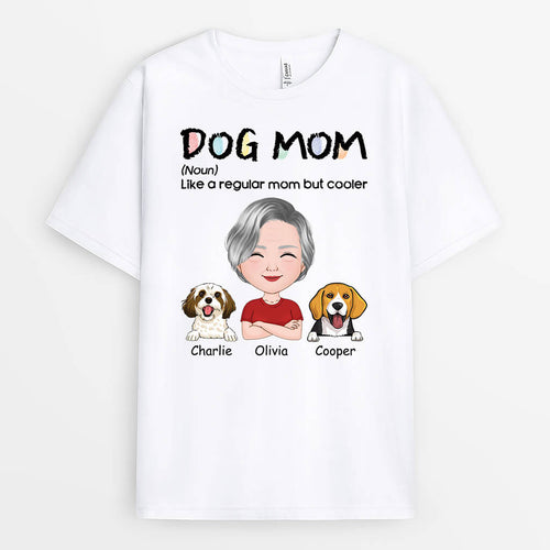 Dog Mom Definition - Personalized Dog Shirts for Humans