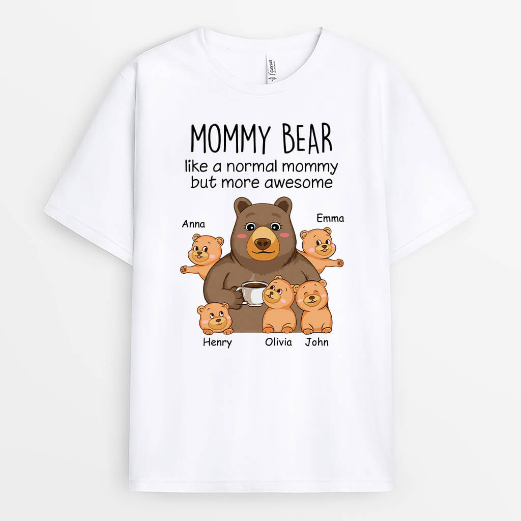 Personalized Grandma Bear Like A Normal Grandma But More Awesome T-shirt