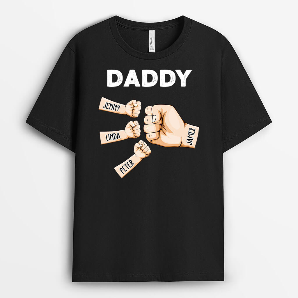 Personalized Grandad Punch T-shirt